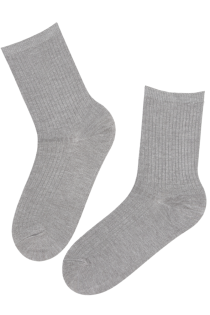 VIRSIINIA grey alpaca wool warm socks | Sokisahtel