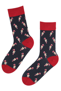 WINTERTIME cotton socks with Christmas candies | Sokisahtel
