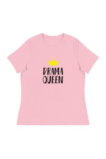 Хлопковая футболка для женщин DRAMA QUEEN (королева драмы) | Sokisahtel