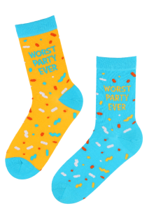 WORST PARTY EVER cotton socks | Sokisahtel