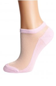LUCINA light lilac glittery socks for women | Sokisahtel