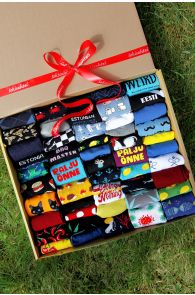 SURPRISE gift box 50 pairs of socks | Sokisahtel