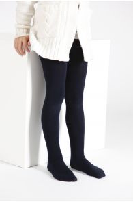 CALDO blue cotton tights for children