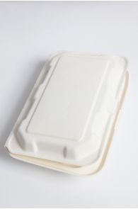 Биоразлагаемая коробка для еды, 25 шт. в упаковке, 16x25см | Sokisahtel
