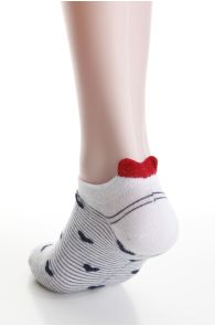 Женские хлопковые низкие носки LALLI | Sokisahtel