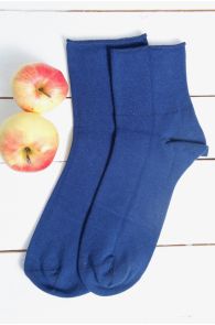 Мужские носки синего цвета с удобной кромкой OLEV | Sokisahtel