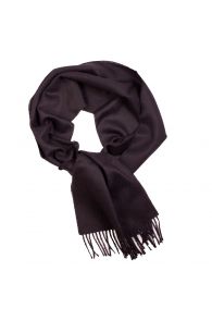Alpaca wool black Royal scarf