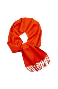 Alpaca wool orange scarf | Sokisahtel