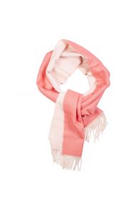 Alpaca wool white-pink coloured scarf | Sokisahtel