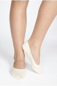BRESCIA beige footies for women