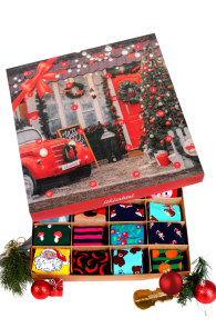 UNIQUE ADVENT CALENDAR with 24 pairs of socks | Sokisahtel