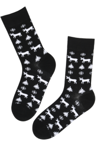 AILO black Christmas socks for men  
