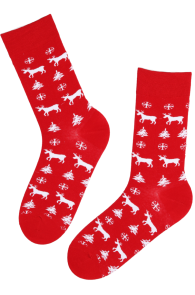 AILO red Christmas socks for men 