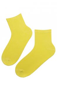 ALEX bright yellow viscose socks for men | Sokisahtel