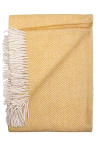 Alpaca wool mustard herringbone pattern plaid | Sokisahtel