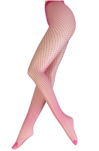 ANTONIA pink tights with a fishnet pattern | Sokisahtel