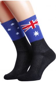 Хлопковые носки для женщин и мужчин с австралийским флагом AUSTRALIA