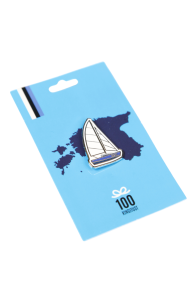 EESTI purjekaga mereteemaline rinnamärk | Sokisahtel