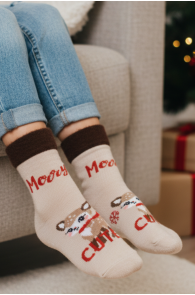 BAIBA beežid kitsega jõulusokid lastele | Sokisahtel