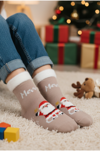 BAIBA helepruunid jõuluvanaga jõulusokid lastele | Sokisahtel