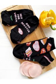 MEAT MARKET black low-cut chef socks | Sokisahtel