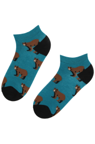 BEAR blue low-cut socks 