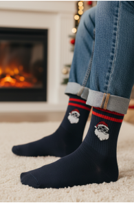 BERNARD tumesinised jõuluvanaga puuvillased sokid | Sokisahtel