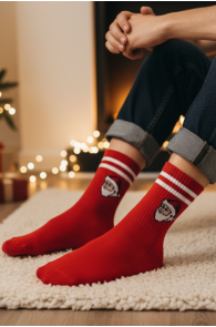 BERNARD punased puuvillased jõulusokid | Sokisahtel