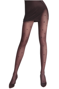 GIULIA black tights with sparkling dots | Sokisahtel