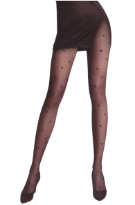 GIULIA black tights with sparkling dots