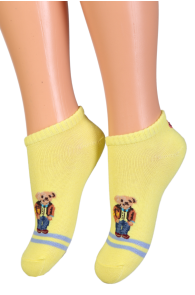 BO yellow bear socks for children | Sokisahtel