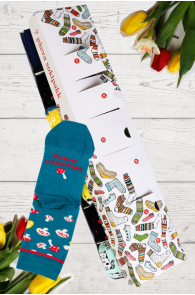 PARIM VANAEMA (BEST GRANDMA) Mother's Day surprise box with 7 sock pairs for every week day