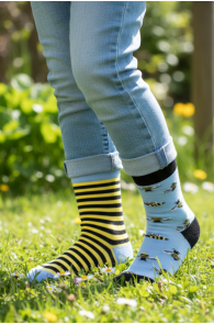 BUG children's socks with bees | Sokisahtel