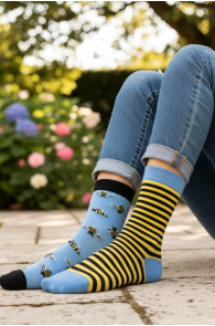 Женские носки с пчелами BUG | Sokisahtel