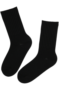 Тёплые носки из шерсти чёрного цвета CADY | Sokisahtel