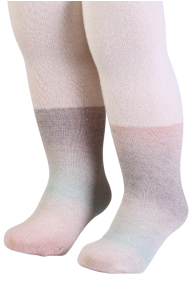 CALY creamy white cotton tights for babies