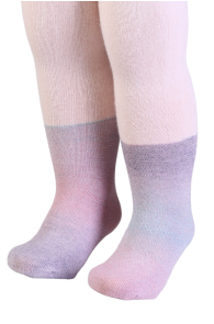 CALY light pink cotton tights for babies