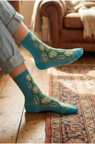 Pierre Mantoux WALLPAPER sinised õhukesed sokid | Sokisahtel