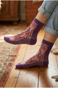 Pierre Mantoux WALLPAPER lillad õhukesed sokid | Sokisahtel