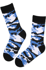 CARMO cotton camo socks in the Estonian flag colors | Sokisahtel