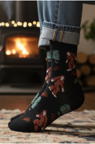 CASH lumeinimesega musta värvi sokid | Sokisahtel