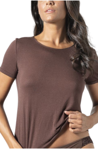 CASHMERE pruun t-särk | Sokisahtel