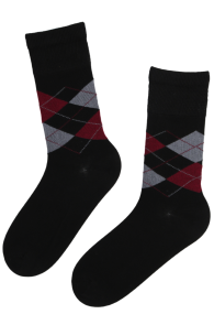 CASTON black cotton socks for men | Sokisahtel