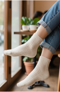 CELESTE helepruunid pehmed sokid | Sokisahtel