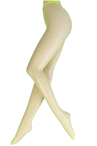 CHIARA yellow fishnet tights | Sokisahtel