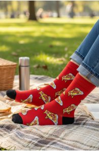CHIP punased pizzadega sokid lastele | Sokisahtel