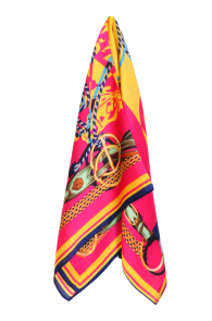 COMO pink colorful neckerchief | Sokisahtel
