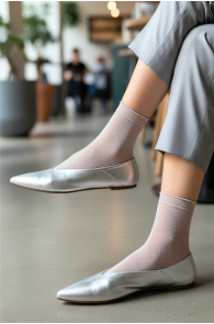 COSTINA heleroosad sädelevad õhukesed sokid | Sokisahtel