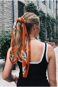 CROTONE orange neckerchief | Sokisahtel