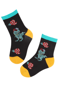 DINO cotton socks for kids | Sokisahtel